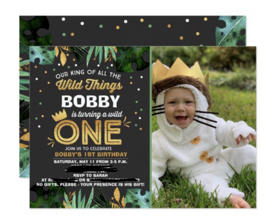 where the wild things are invitation